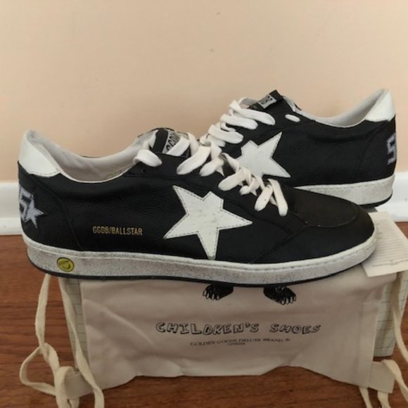 Golden Goose Shoes - Golden Goose BallStar black sneakers. Size: 38, 40